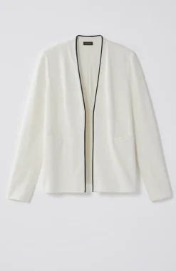 Wearever Piped-Trim Blazer