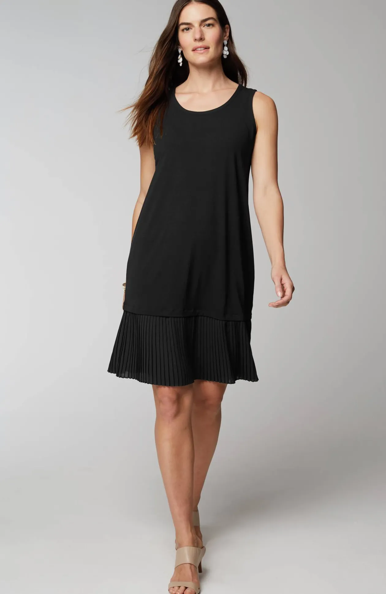 Wearever Pleated-Hem Dress