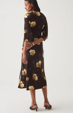 Wearever Rural Roses Surplice Dress