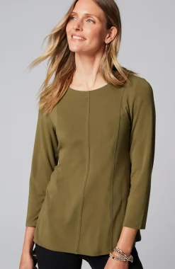 Wearever Seamed Peplum Top