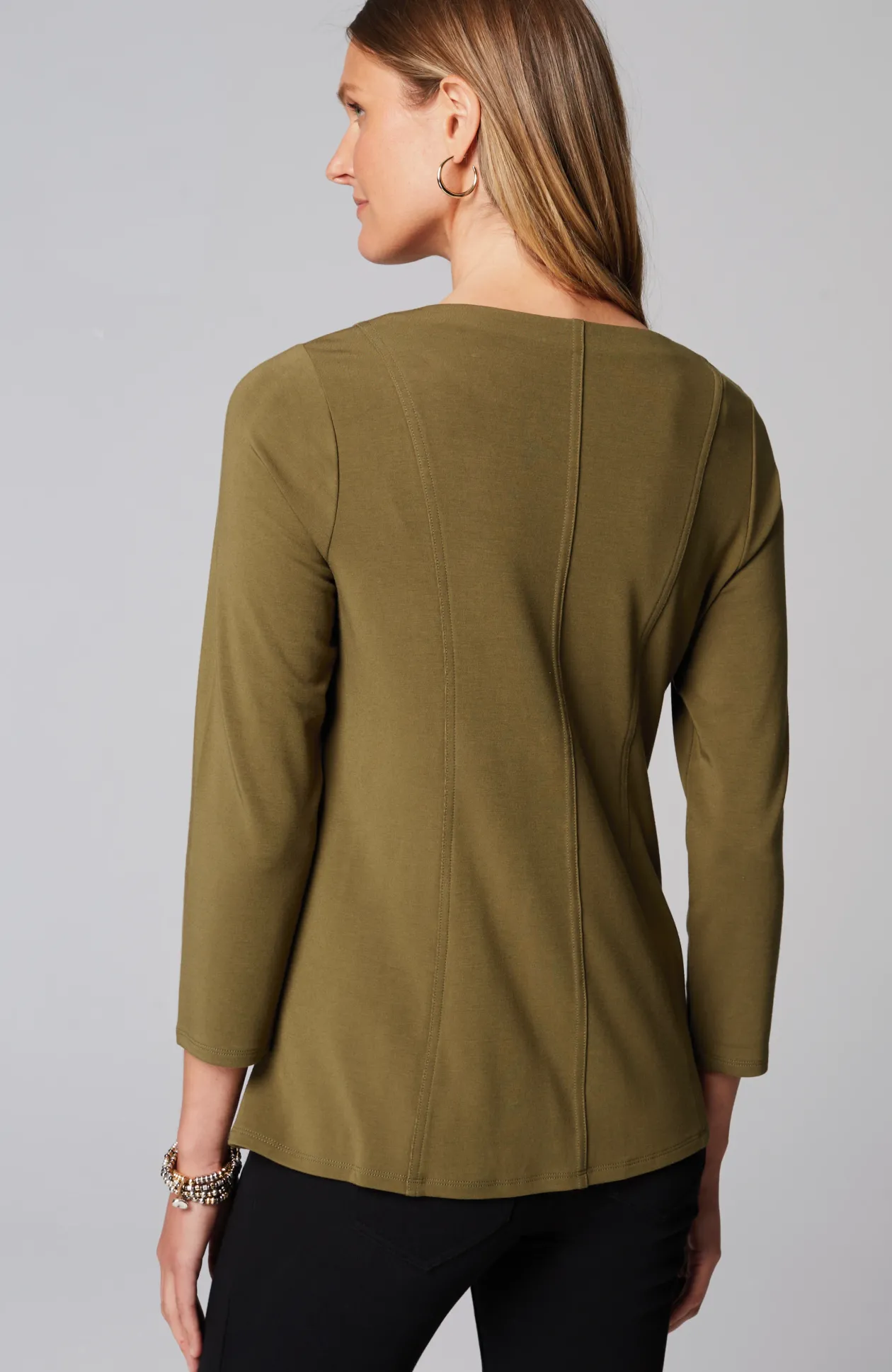 Wearever Seamed Peplum Top