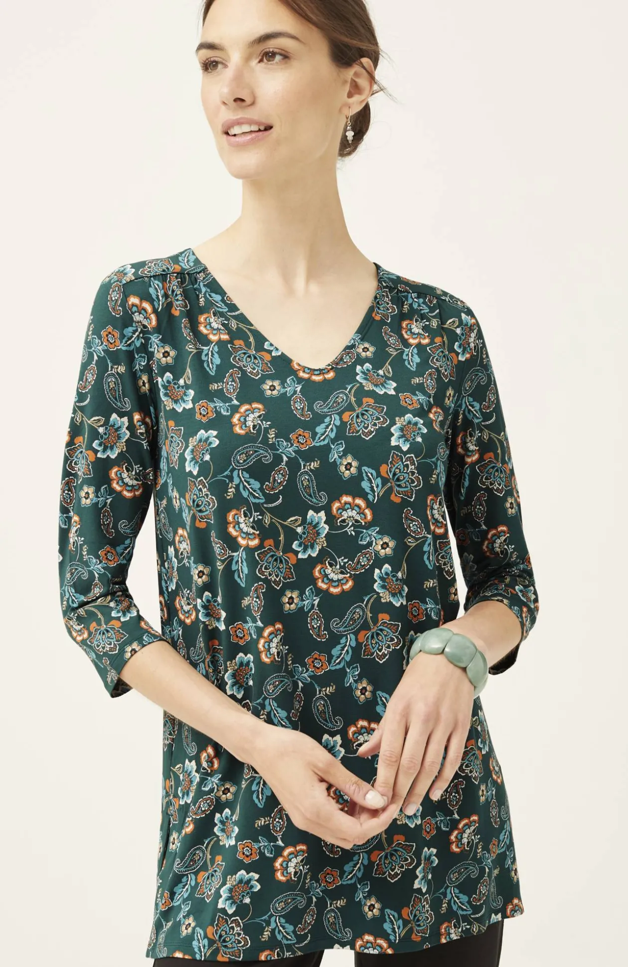 Wearever Shirred A-Line Tunic