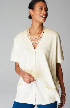 Wearever Short Dolman-Sleeve Cardi