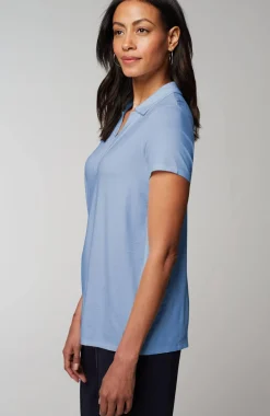 Wearever Slub-Knit Polo Top