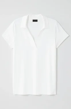 Wearever Slub-Knit Polo Top