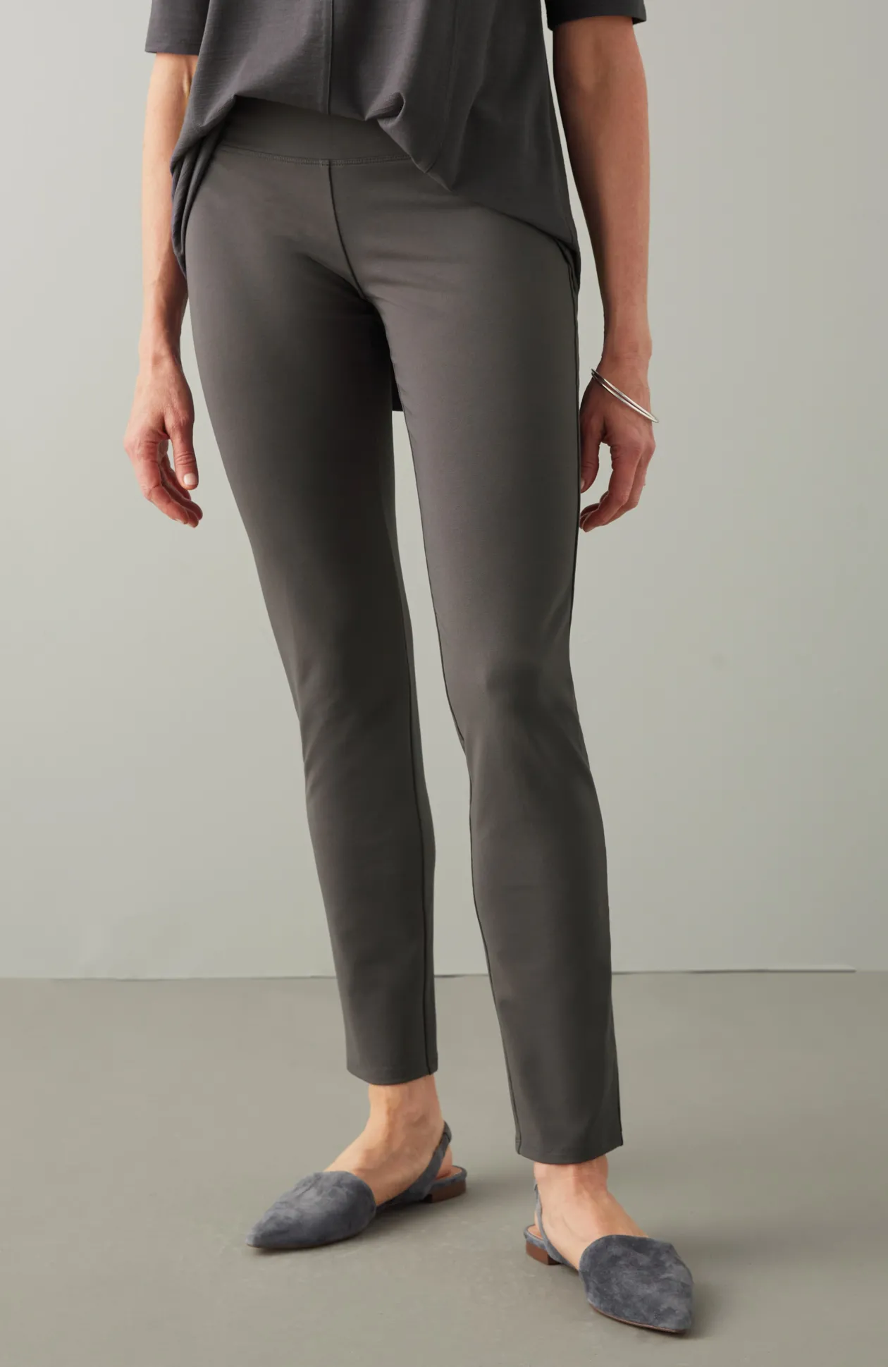 Wearever Smooth-Fit Classic Slim-Leg Pants