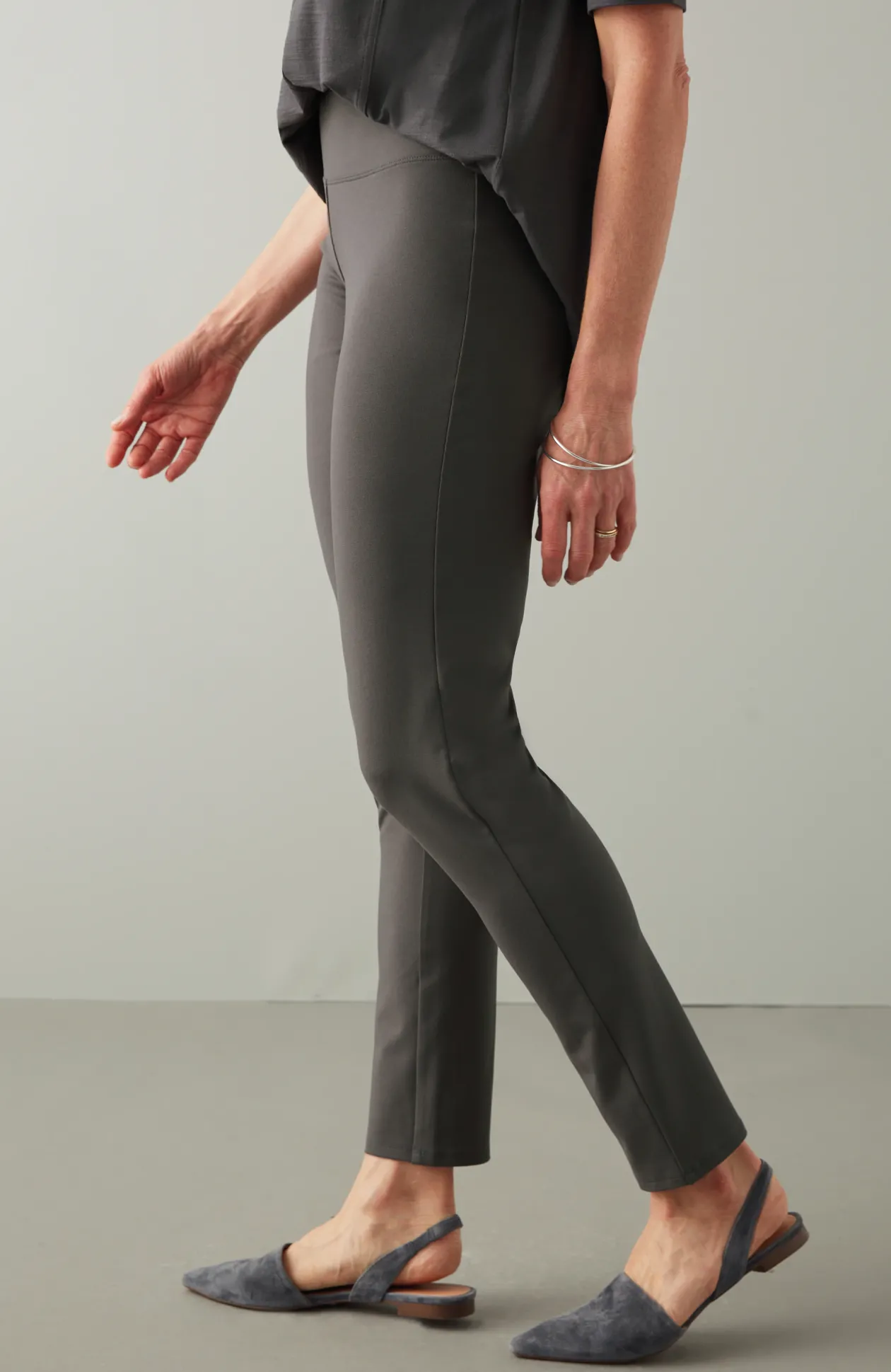Wearever Smooth-Fit Classic Slim-Leg Pants