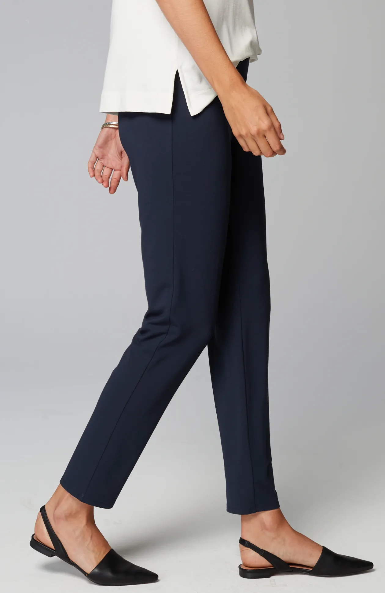 Wearever Smooth-Fit Classic Slim-Leg Pants