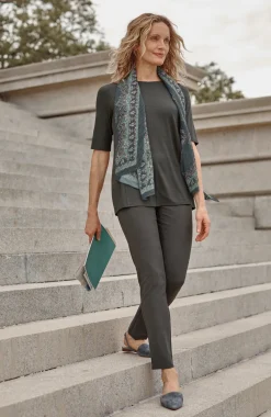 Wearever Smooth-Fit Classic Slim-Leg Pants