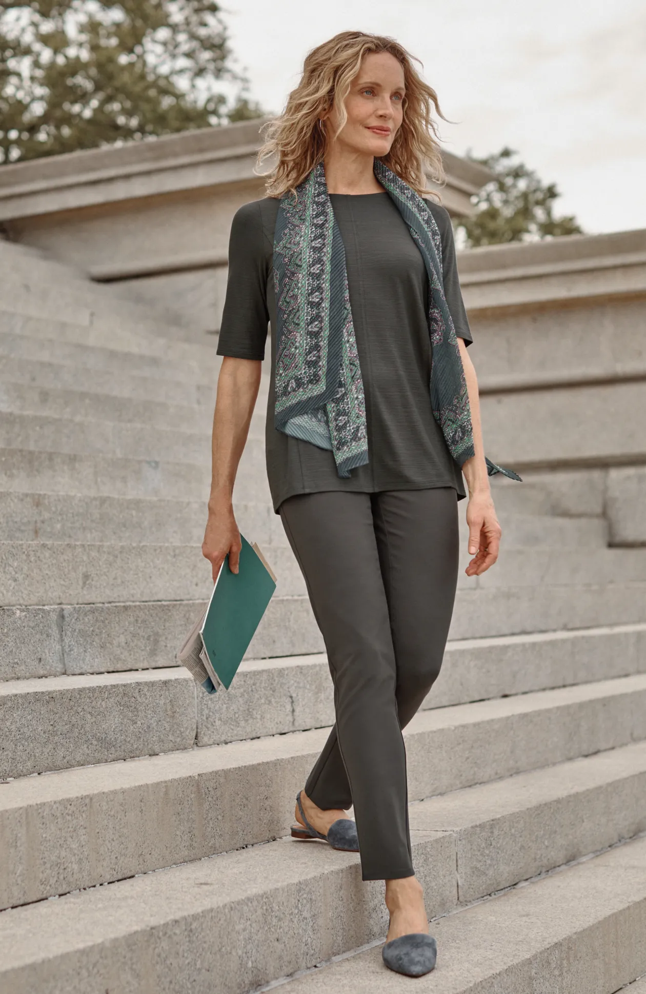 Wearever Smooth-Fit Classic Slim-Leg Pants