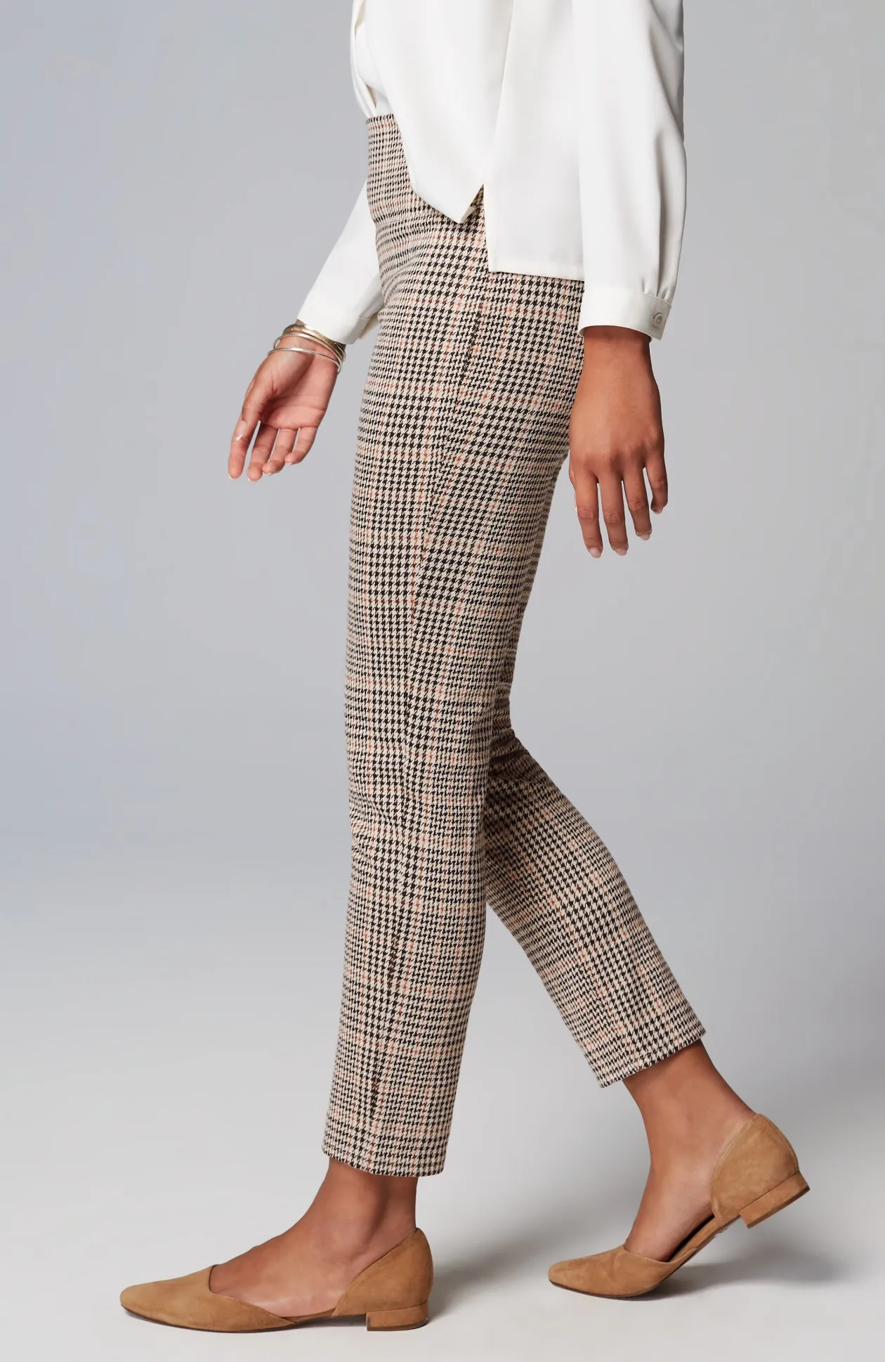 Wearever Smooth-Fit Jacquard Slim-Leg Pants
