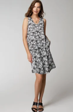 Wearever Soft-V-Neck A-Line Dress