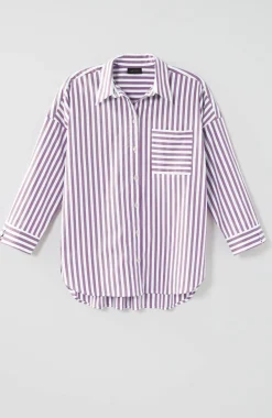 Wearever Stepped-Hem Button-Front Shirt