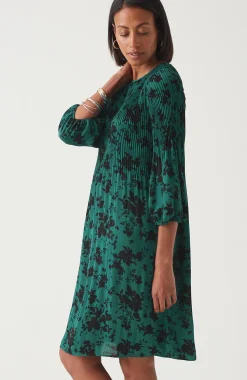 Wearever Sunburst-Pleated Dress