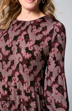 Wearever Sunburst-Pleated Dress