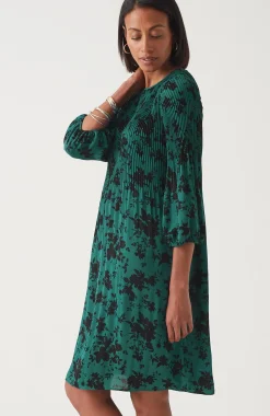 Wearever Sunburst-Pleated Dress
