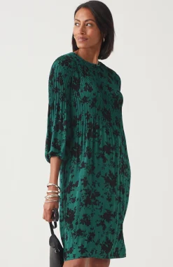 Wearever Sunburst-Pleated Dress