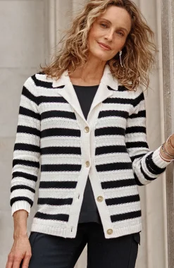 Wearever Textured Collared Cardi