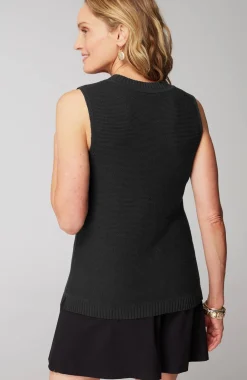 Wearever Textured Sleeveless Sweater