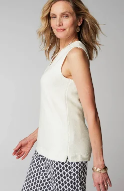 Wearever Textured Sleeveless Sweater