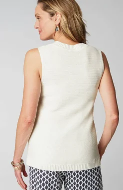 Wearever Textured Sleeveless Sweater