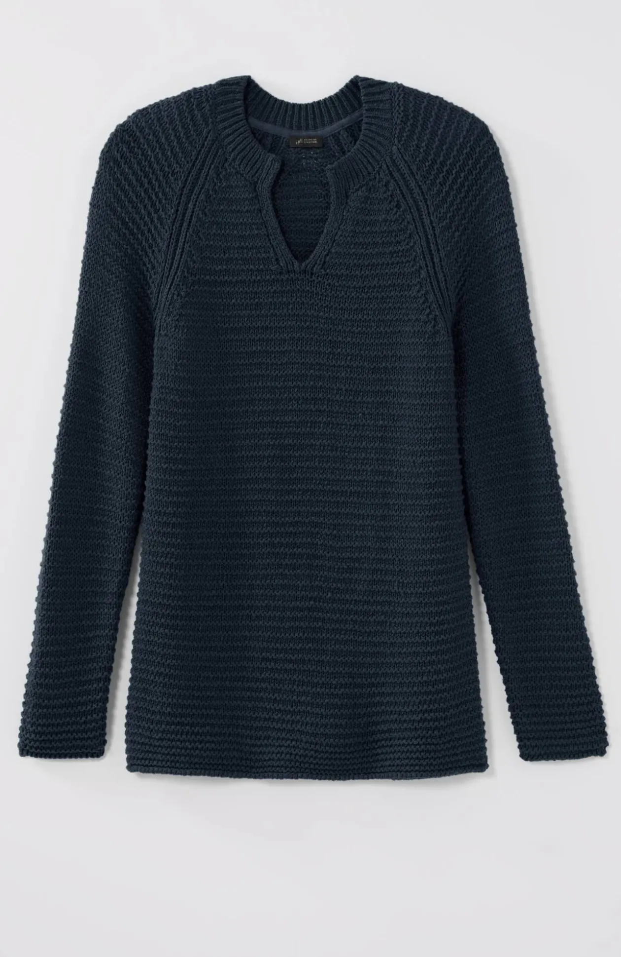 Wearever Textured Split-Neck Sweater