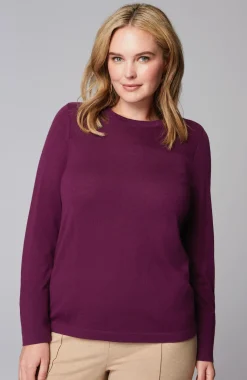 Wearever Textured-Yoke Merino Sweater