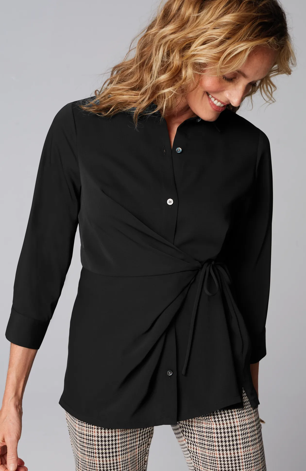 Wearever Tie-Front Shirt