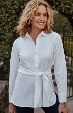 Wearever Tie-Front Top