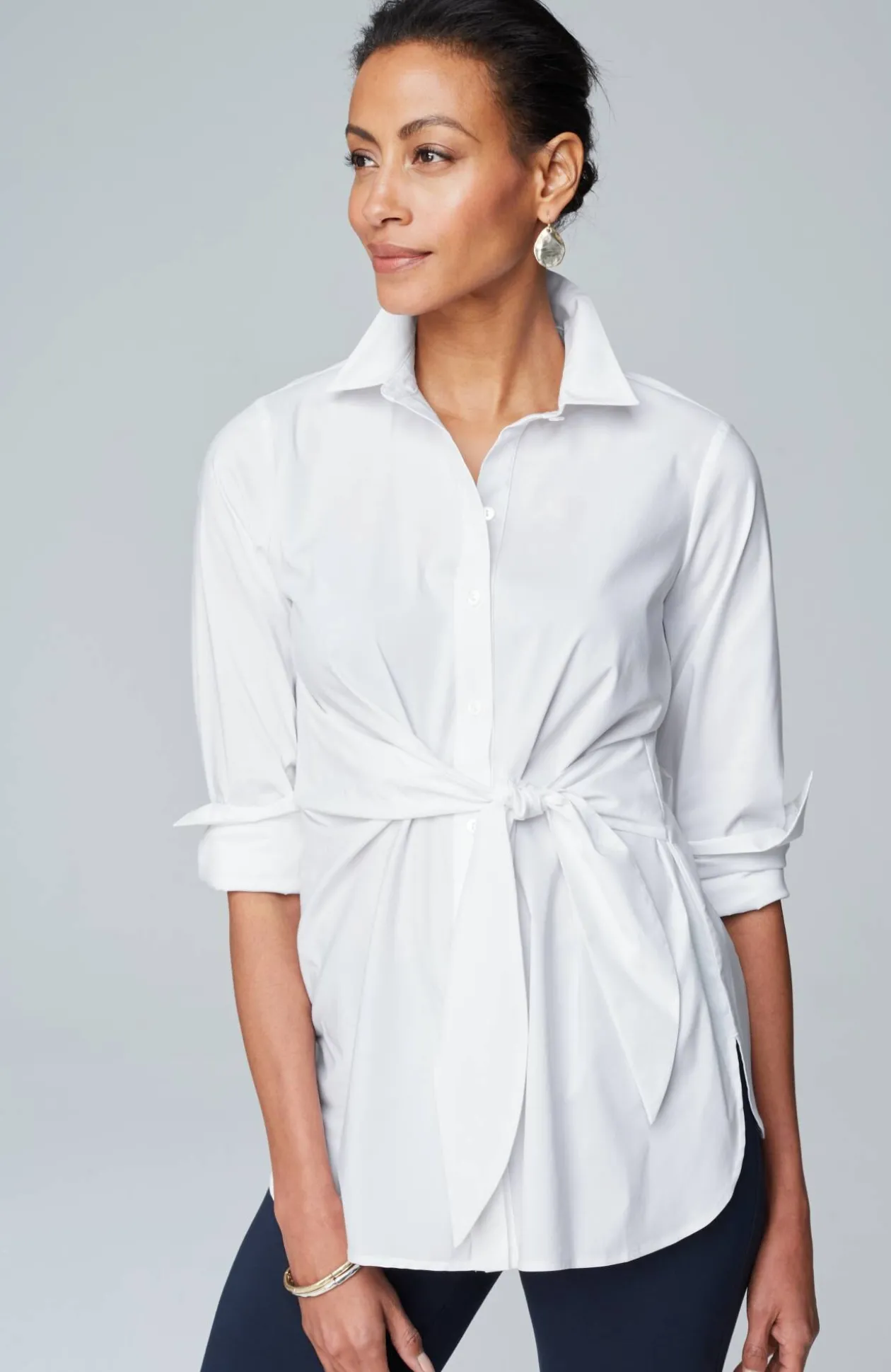 Wearever Tie-Front Top