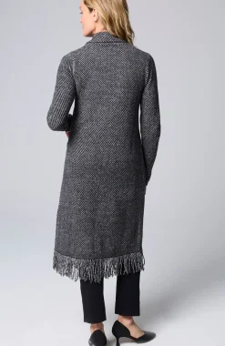Wearever Tweed Fringed Topper