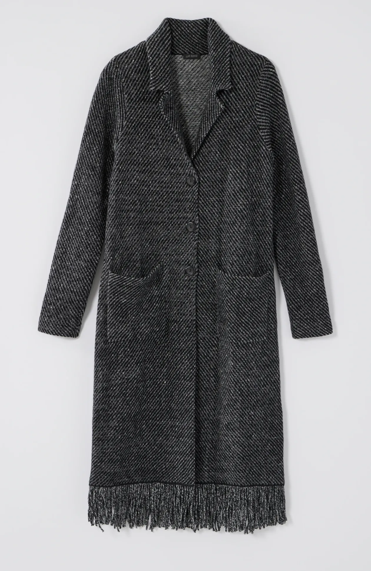 Wearever Tweed Fringed Topper