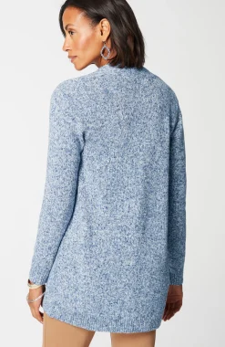 Wearever Tweed Open-Front Cardi