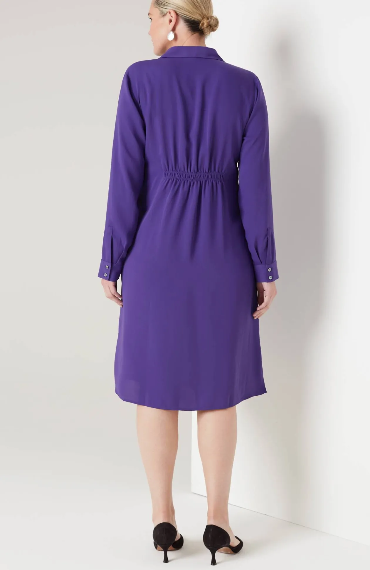 Wearever Twist-Front Shirtdress