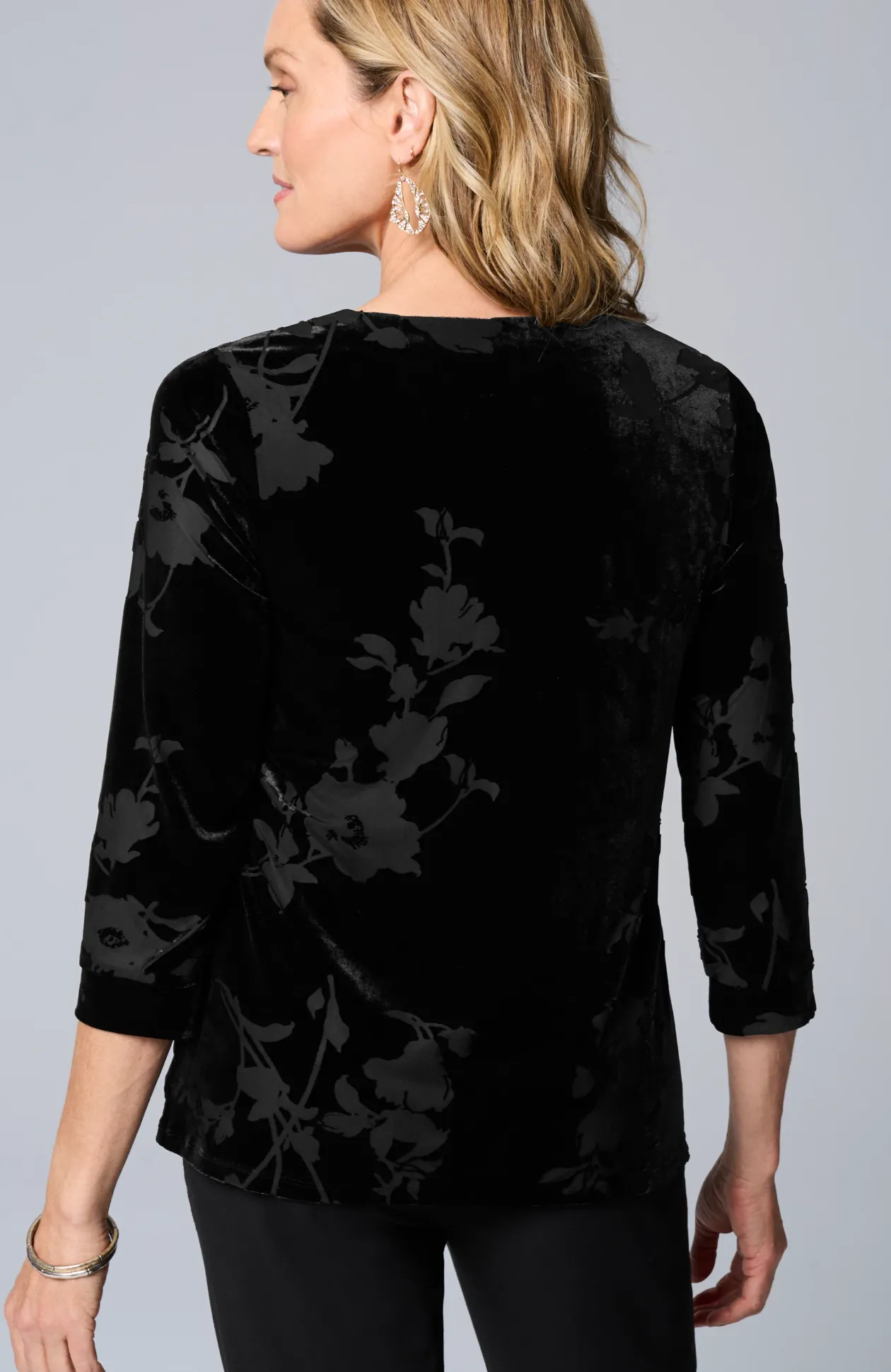 Wearever Velvet Burnout Top