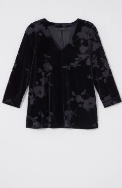 Wearever Velvet Burnout Top