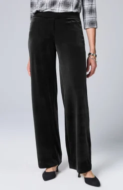 Wearever Velvet-Knit Straight-Leg Trousers