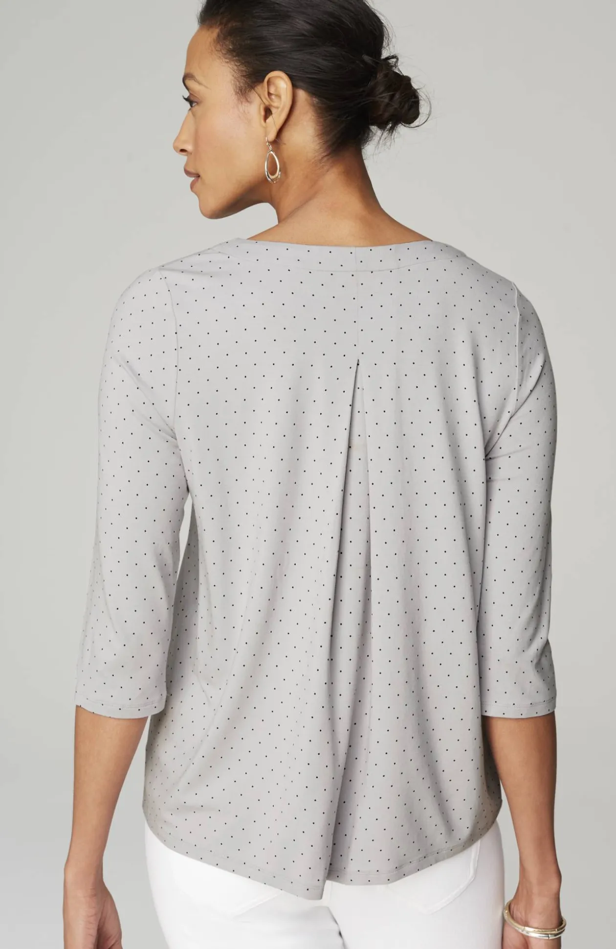 Wearever V-Neck Ballet-Sleeve Top