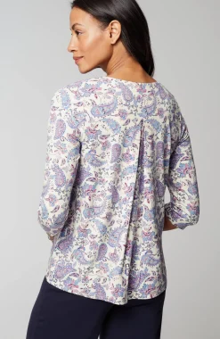 Wearever V-Neck Ballet-Sleeve Top