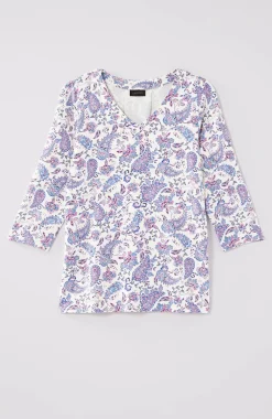 Wearever V-Neck Ballet-Sleeve Top