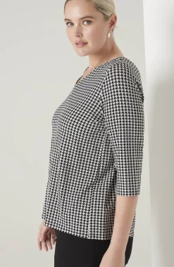 Wearever V-Neck Ballet-Sleeve Top