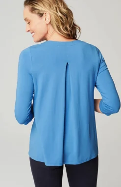 Wearever V-Neck Ballet-Sleeve Top
