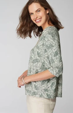 Wearever V-Neck Ballet-Sleeve Top