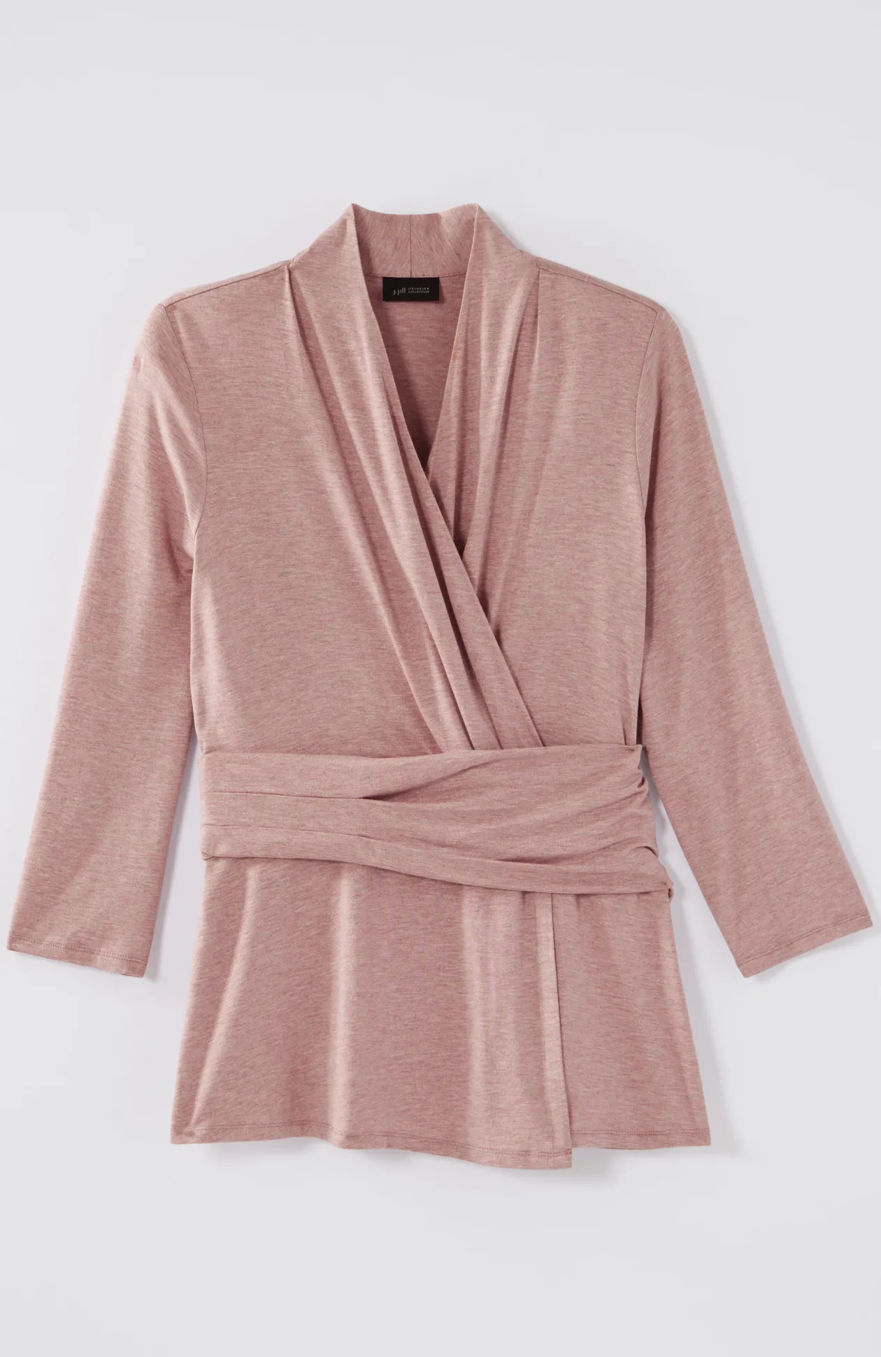 Wearever V-Neck Draped-Waist Top