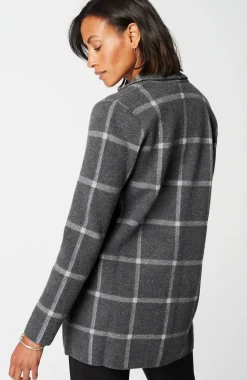 Wearever Windowpane Sweater-Jacket