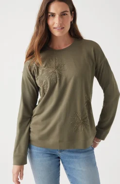 Wildflower Embroidered Sweatshirt