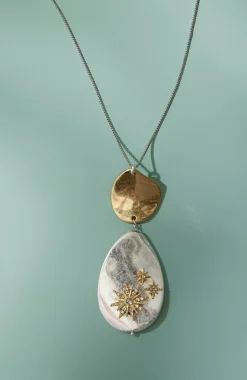 Winter Snow Drop Necklace