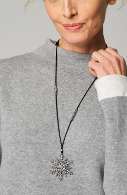 Winter Snow Pendant Necklace