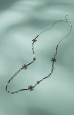 Winter Snow Station Necklace