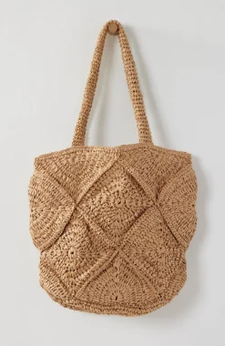 Woven Diamond Summer Tote